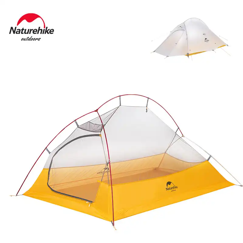Naturehike 新アップグレードクラウドテント 10d生地自立超軽量テント 2 人のための送料無料でマットnh19zp017 Tents Aliexpress