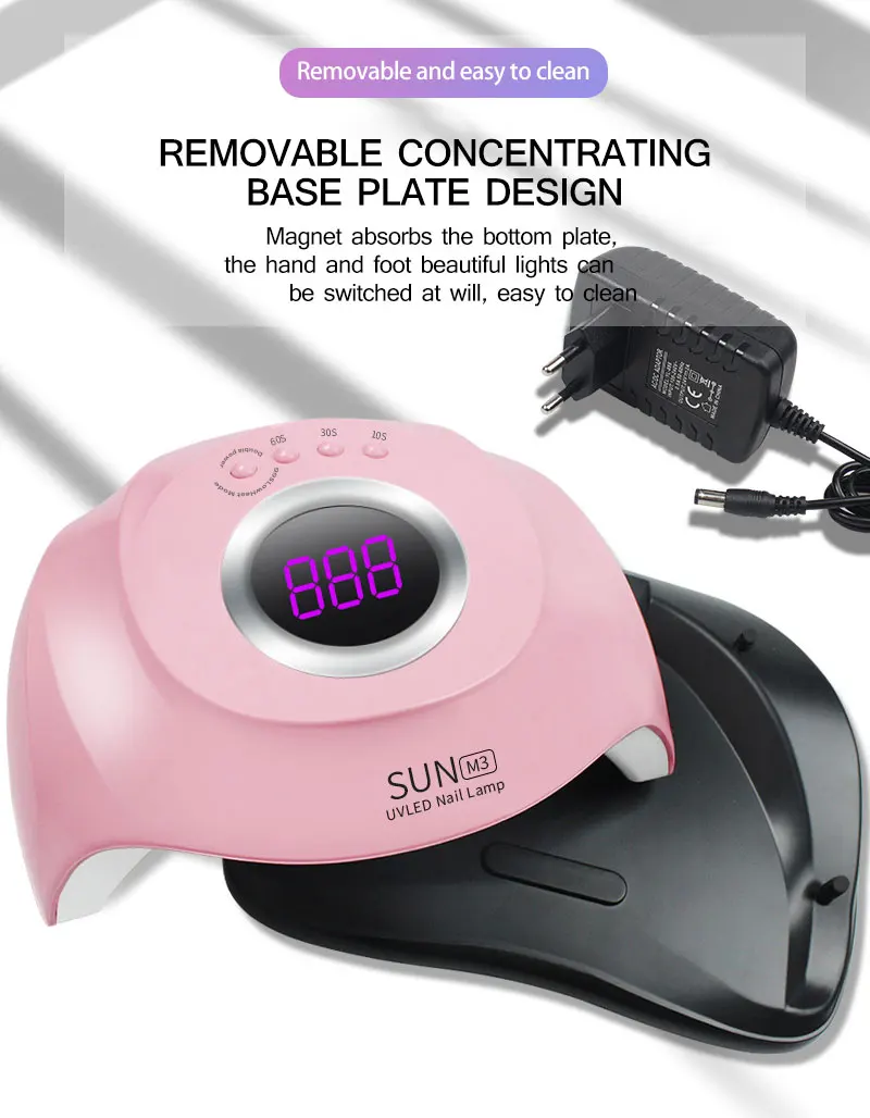 Lampe UV LED pour sécher le vernis Gel AIHONTAI Panda allume 36w USB Minuterie à capteur