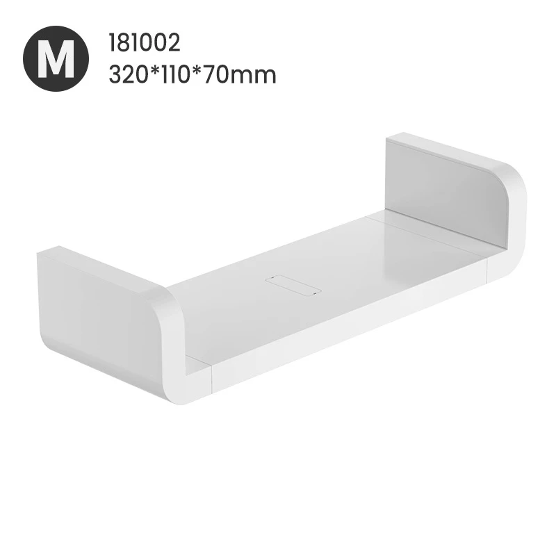 LAIGOO Adhesive Floating Shelves Non-Drilling, Set of 3, Display Picture  Ledge Shelf U Bathroom Shelf Organizer for Home/Wall Decor/Kitchen/Bathroom