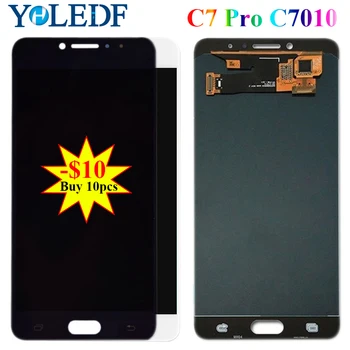 

For Samsung Galaxy C7 Pro C7010 LCD Display Touch Screen Digitizer Sensor Glass Module Assembly C7 Pro C7010 Replacement Parts
