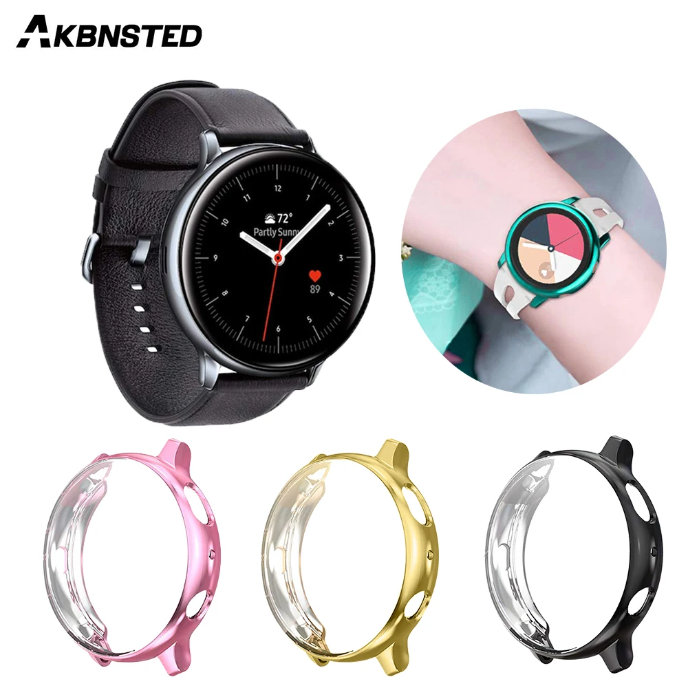 Чехол AKBNSTED Galaxy Watch Active 2 для Samsung 40/44 мм защитный чехол из ТПУ с полным покрытием