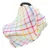 Citgeett Baby Carseat Rainbow Breastfeeding Stretchy Privacy Nursing Пылезащитный Полосатый Новорожденный Автомобильный Чехол