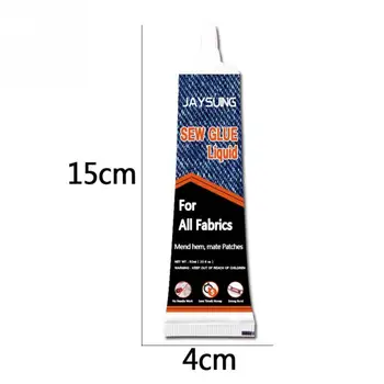 

Fast Dry Repair Adhesive Home Patches Badges Fabric Glue Decoration DIY Sew Stitch Strong Quick Bonding Tool #734