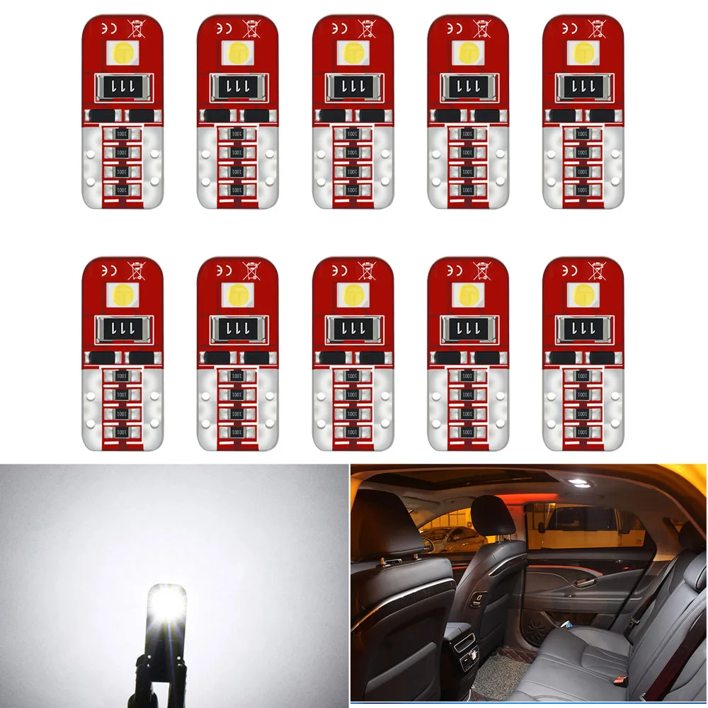 10x W5W T10 Led Canbus Автомобильная фотосессия для Volkswagen VW Passat B5 B6 B7 B8 Polo Golf 5 6 7 Jetta CC Beetle Caddy