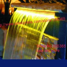 1 шт. х Водонепроницаемый 600 мм длина светодиодный Водопад спа бассейн водоструйный с светодиодный подсветкой и с пультом дистанционного управления и 110 v-240 v Драйвер