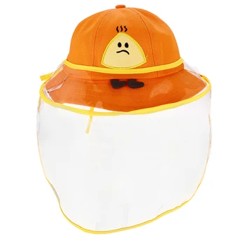 

Waterproof Full Face Hat Cover Protection Mask Bucket Hat Anti-Spitting Splash Hat For Children Kids Outdoor Safety Windproof