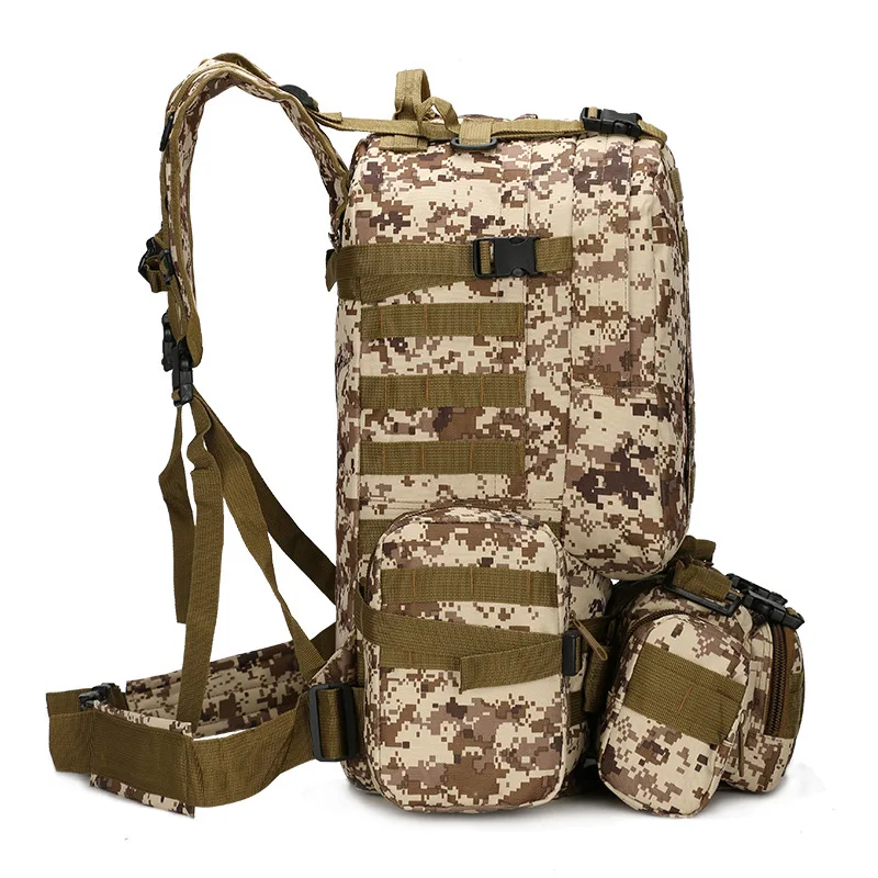 50L тактический рюкзак 4 в 1, военные сумки, армейский рюкзак, рюкзак для спорта на открытом воздухе, мужская Сумка для кемпинга, походов, путешествий, альпинизма