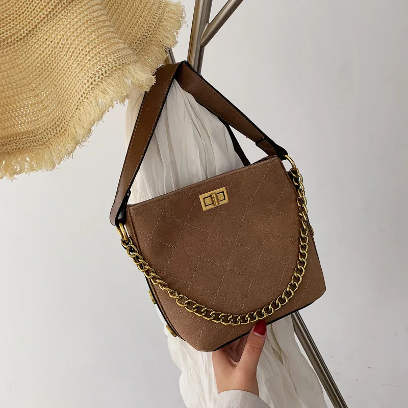 

Bags Bag Women's 2019 New Style Korean-style Fashion Bucket Bag PU Handbag Shoulder Bag WOMEN'S Messenger Bag