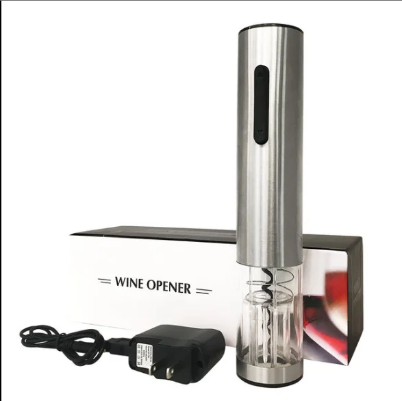 

New USB Charging Electric Wine Openers with Light Automatic Bottle Opener Corkscrew with Foil Cutter Kitchen Tools Jar Opener