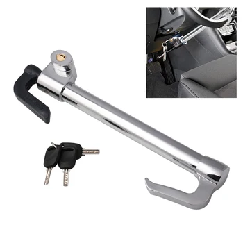 

Universal Steering Wheel Brake Lock Extendable Steering Wheel Clutch Brake Lock Retractable Anti-Theft Brake