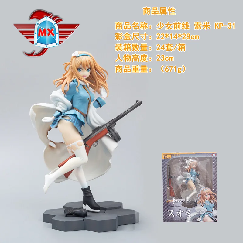 Ollie аниме Aoshima девушки передний Suomi Kp-31 в коробке гаражный комплект украшения