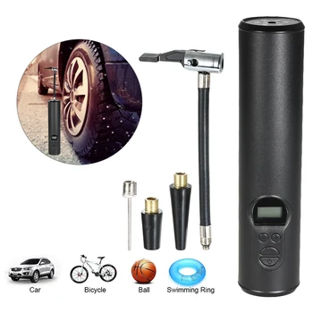 

Portable Air Compressor Mini Air Inflator Hand Held Tire Pump with Digital LCD LED Light Li-ion 12V 150PSI for Car Bicycle RV