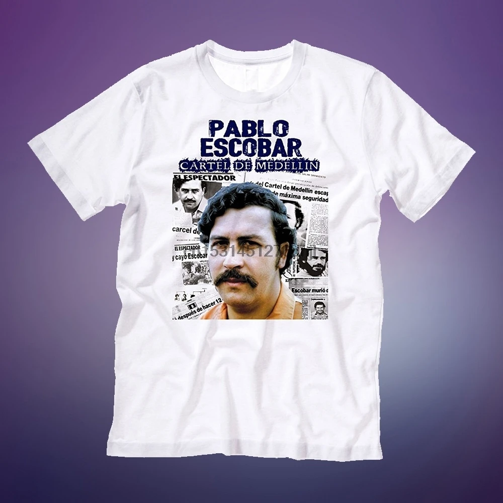 Pablo Escobar King of Cocaine T-shirt Comfortsoft T-Shirt | Мужская одежда