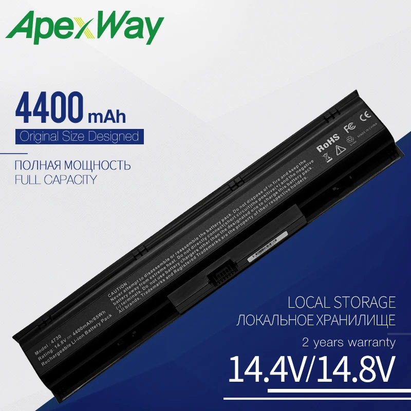 Аккумулятор для ноутбука HP ProBook 14 8 S 4730S PR08 QK647AA QK647U 4740S 633734 HSTNN-IB2S 633734-141 -151 |