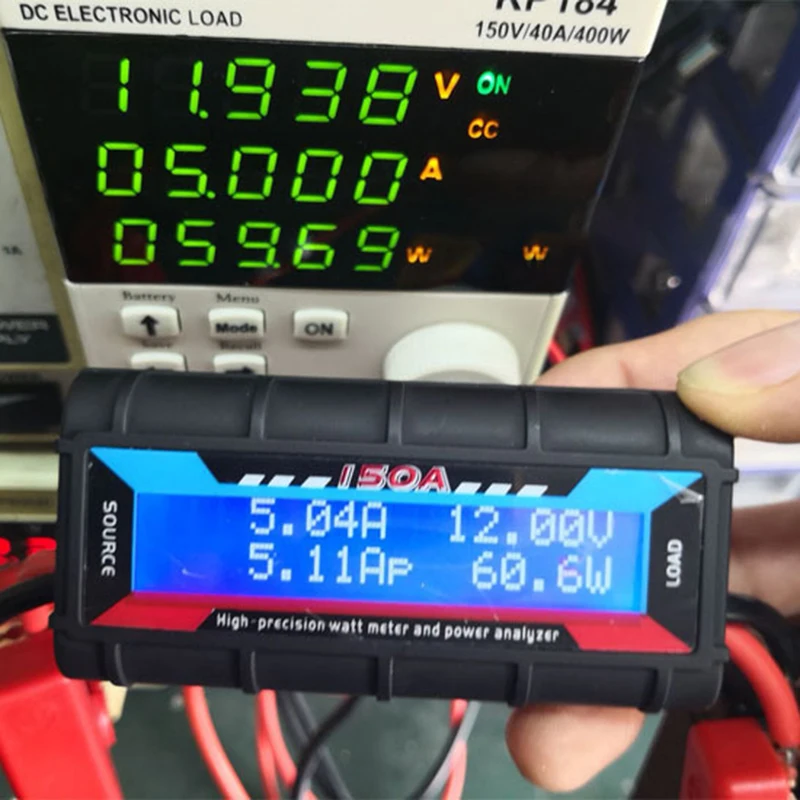 Watt Volt Amp Meter Wattmeter High Precision Power Meter RC Watt Meter Balance Voltage Battery Power Analyzer