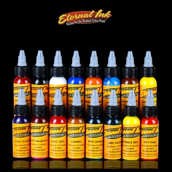 

Tattoo Artist 16 Colors Ink Set dynamic Permanent Makeup Body Tattoo Paint Eyebrow Ink Lip Tattoo Color Microblading Pigment
