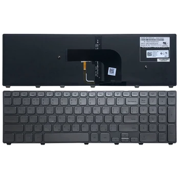 

NEW Russian for Dell Inspiron 17 7000 7737 Laptop Keyboard Backlit SILVER RU Teclado 0XVK13 MP-13B53SUJ442