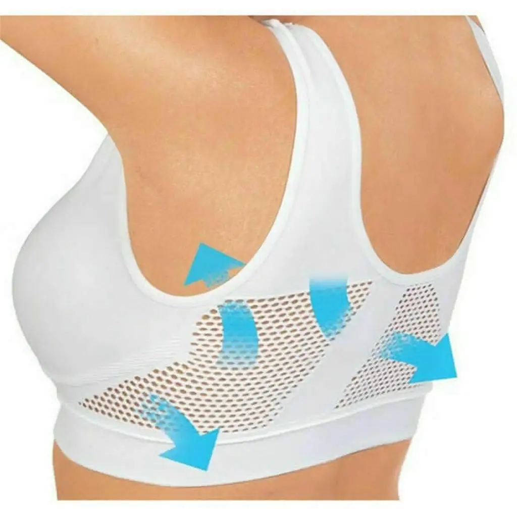 Women Breathable Sport Bra Top Women Hollow Out Cross Shockproof Push Up Yoga Bras For Fitness Running Gym Vest Top S-3XL