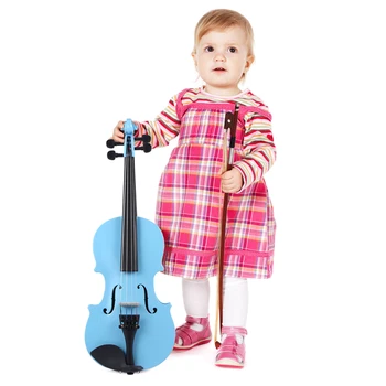 

Natural Acoustic Violin 1/8 Size Rosin Beginner Fiddle with Case Bow Wooden Features for Music Lovers Playing Accessories
