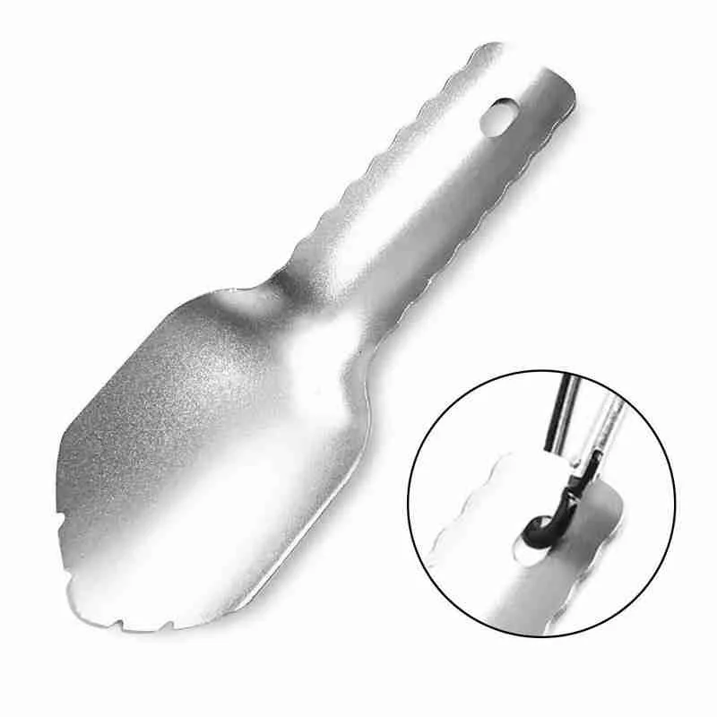 Ultralight Shovel Garden Tools Steel Garden Shovel Outdoor Mini Backpacking Potty Trowel Camping Farming Camping Shovel