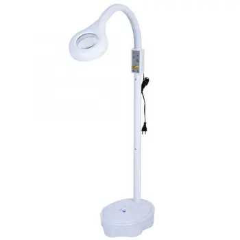 

Magnifying LED Floor Lamp with Stand Flexible Adjustable Cold Light for Reading Medical Beauty Tools