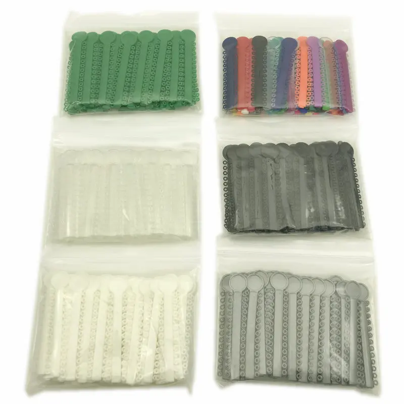 

40sticks/bag Dental Orthodontics Elastic Ligature Ties Dentistry Material Teeth Orthodontic 1040Pcs
