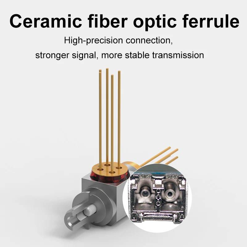 10G SFP+ duplex LC SFP Module Single Mode  2~80km Optical Fiber  Module 1310nm with Cisco/Mikrotik/Huawei Switch Full Compatible