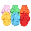 Dog Shirt Solid Color Pets Dogs Clothing Puppy Clothes