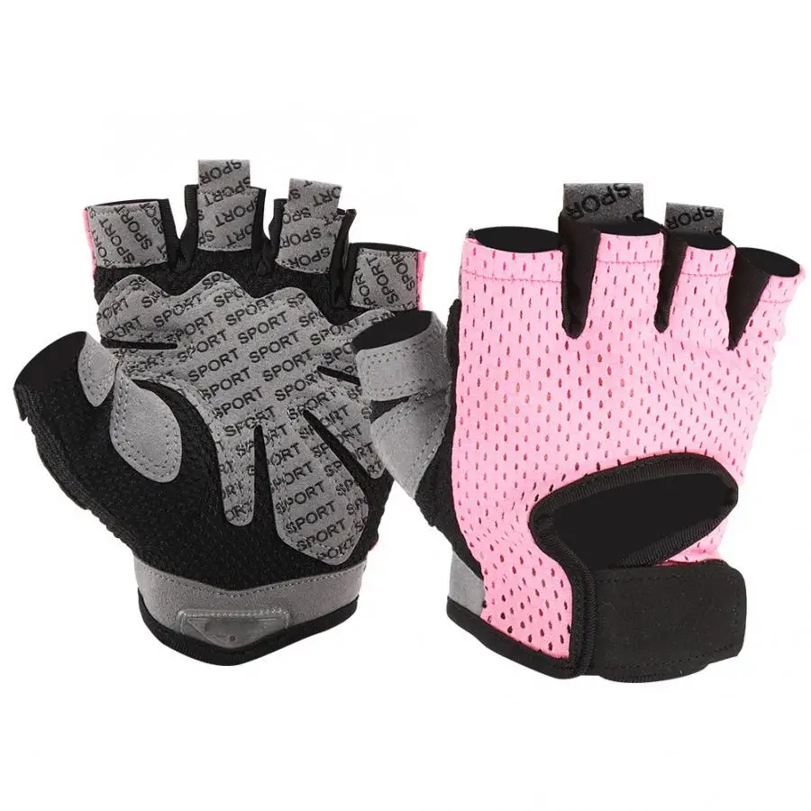 Women Fitness Weightlifting Gloves Antiskid Dumbbell Wrist Guard
