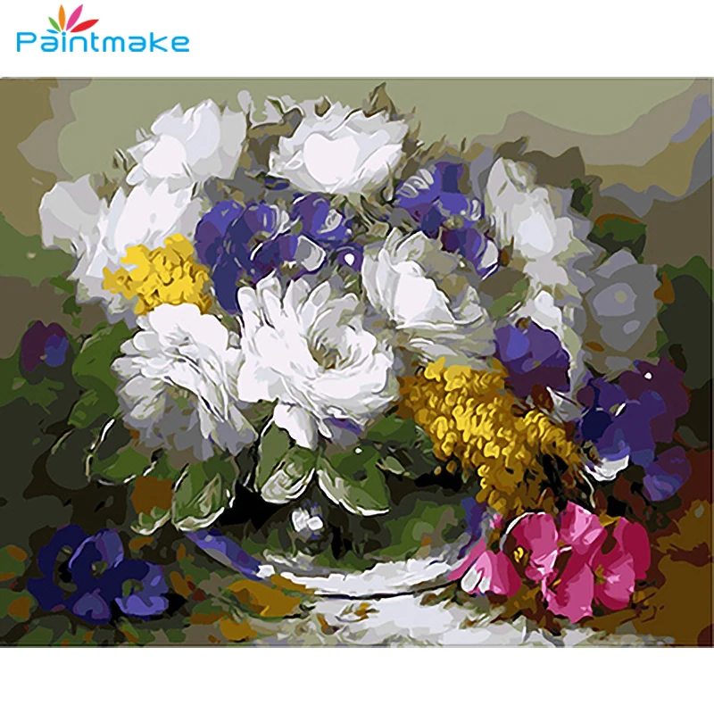 Paintmake Безрамная картина DIY по номерам для домашнего декора комнаты