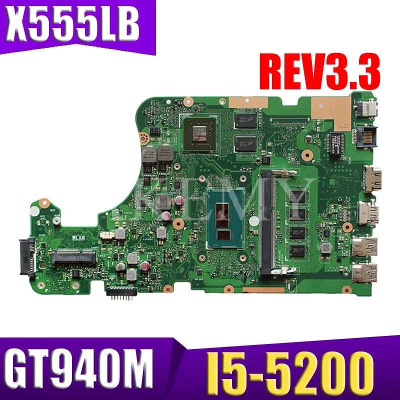 EDP X555LB материнская плата X555LD REV 3 для ASUS X555LJ X555LF X555LP Материнская ноутбука процессор