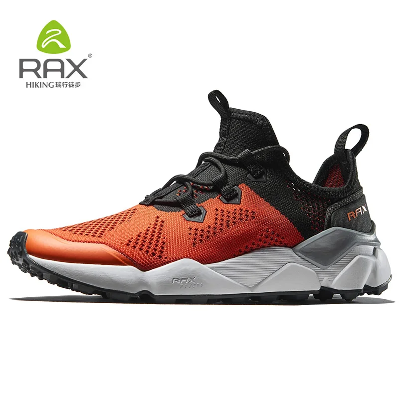 RAX  New Men's Suede Leather Waterproof Cushioning Hiking Shoes Breathable Outdoor Trekking Backpacking Travel Shoes For Men