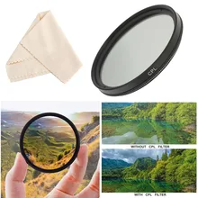 Circular Polarizing CPL Filter 37 39 40.5 43 46 49 52 55 58 62 67 72 77 mm for Nikon