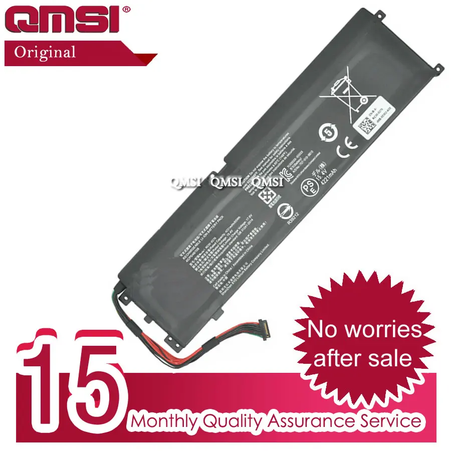 QMSI 15,4 V 4221mAh 65W RC30-0270 для RAZE blade 15 базовый аккумулятор