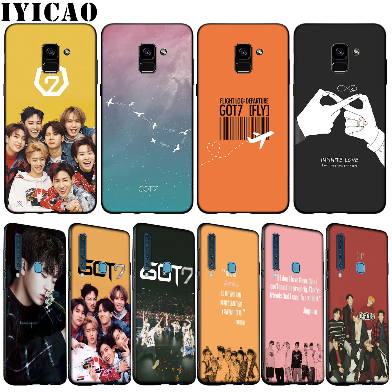 GOT7 JB Mark Jackson BAMBAM Soft Case for Samsung Galaxy A51 A71 A81 A91 A41 A21 A11 A01 A2 Core J8 J7 J4 J6 Plus Prime 2018 |