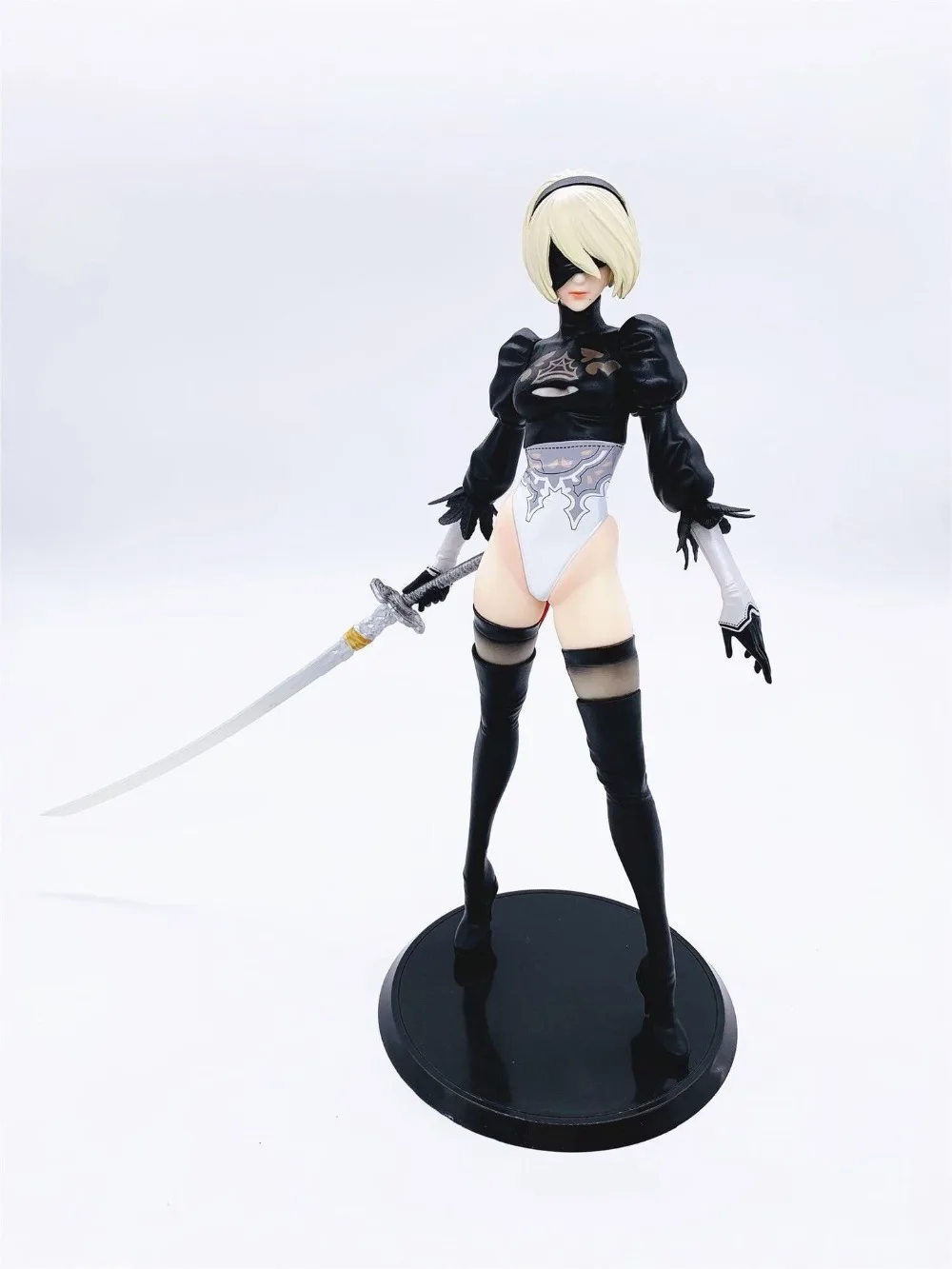 Игра фигура НИР автоматов 2B YoRHa № 2 Тип B игрушечных пластиковых экшн фигурок из аниме Рисунок Модель игрушки сексуальная девушка взрослая коллекция кукла, подарок на Рождество