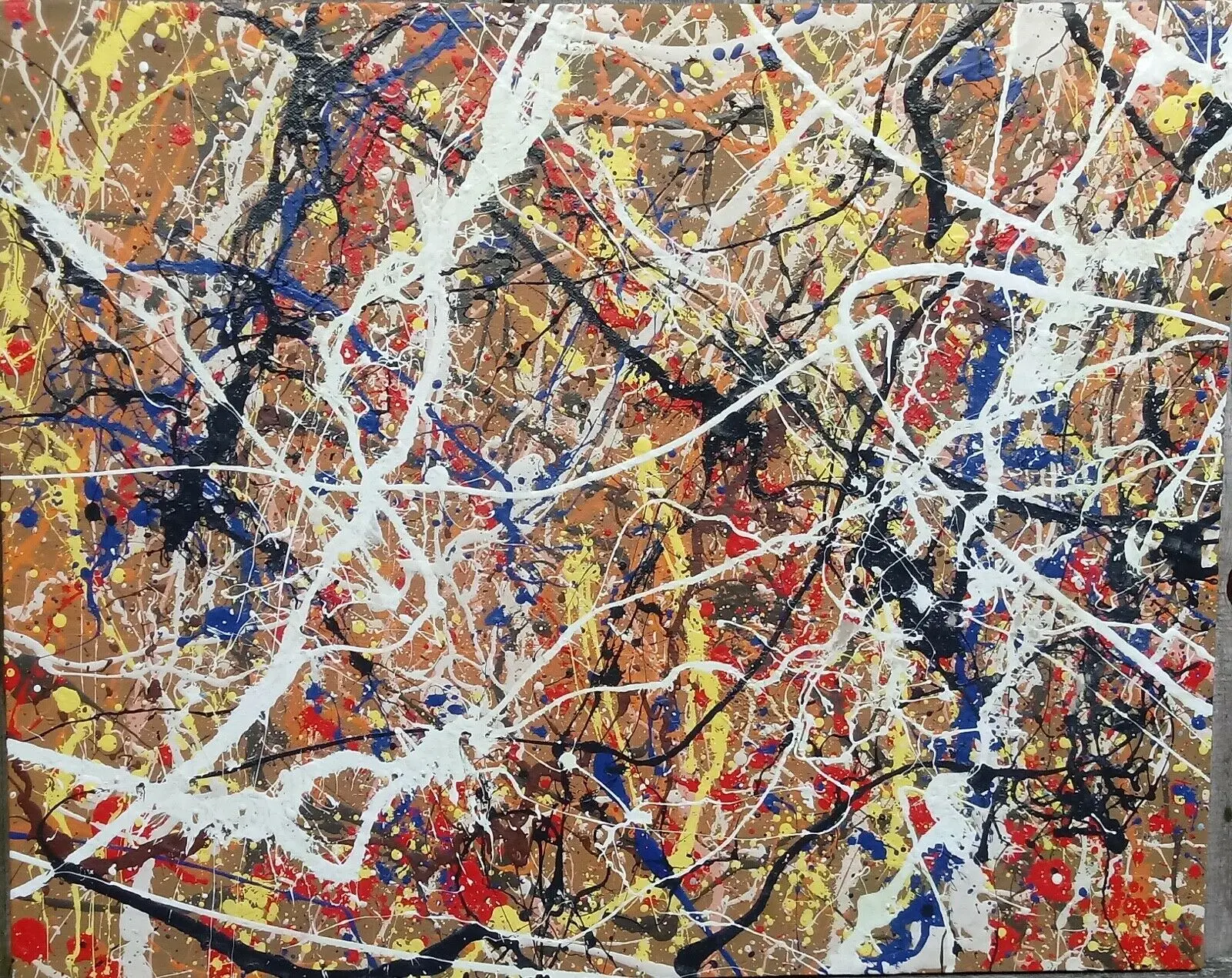 

Jackson Pollock Abstract Painting On Canvas wall deco decorative brick wall asian canvas wall painting paintings for Villas art
