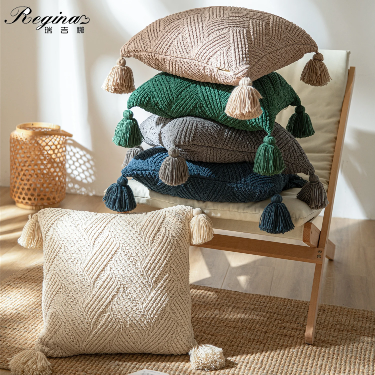 REGINA Nordic Chenille Throw Blanket