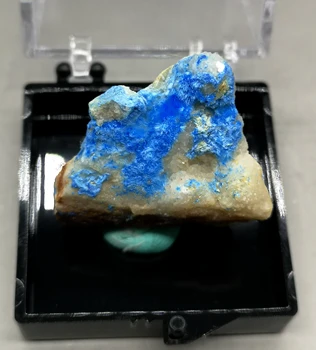 

100% Natural rare blue Cyanotrichite crystal mineral specimens from China!