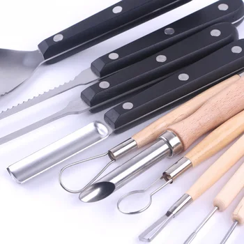 

12pcs Pumpkin Carving Tools Halloween Pumpkin Carving Cutters Set DIY Professional Pumpkin Decoration Cutting Tools 05