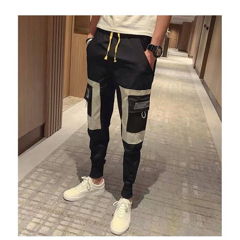 New Autumn High Treet Pants Men Fashion Brand Trousers Men Streetwear Mens Joggers Pants Cargo Black Kargo Pantolon Males
