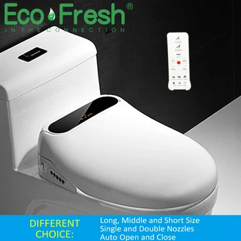 Ecofresh smart toilet seat cover electronic bidet cover clean dry seat heating wc intelligent toilet seat cover child seat 1