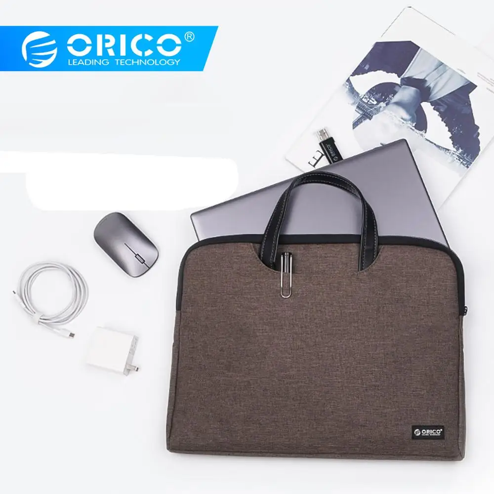 

ORICO Portable Laptop Bag For Macbook Air Pro 13.3 15.6 Simple Notebook Handbag/Sleeve Case For Dell HP Macbook Xiaomi
