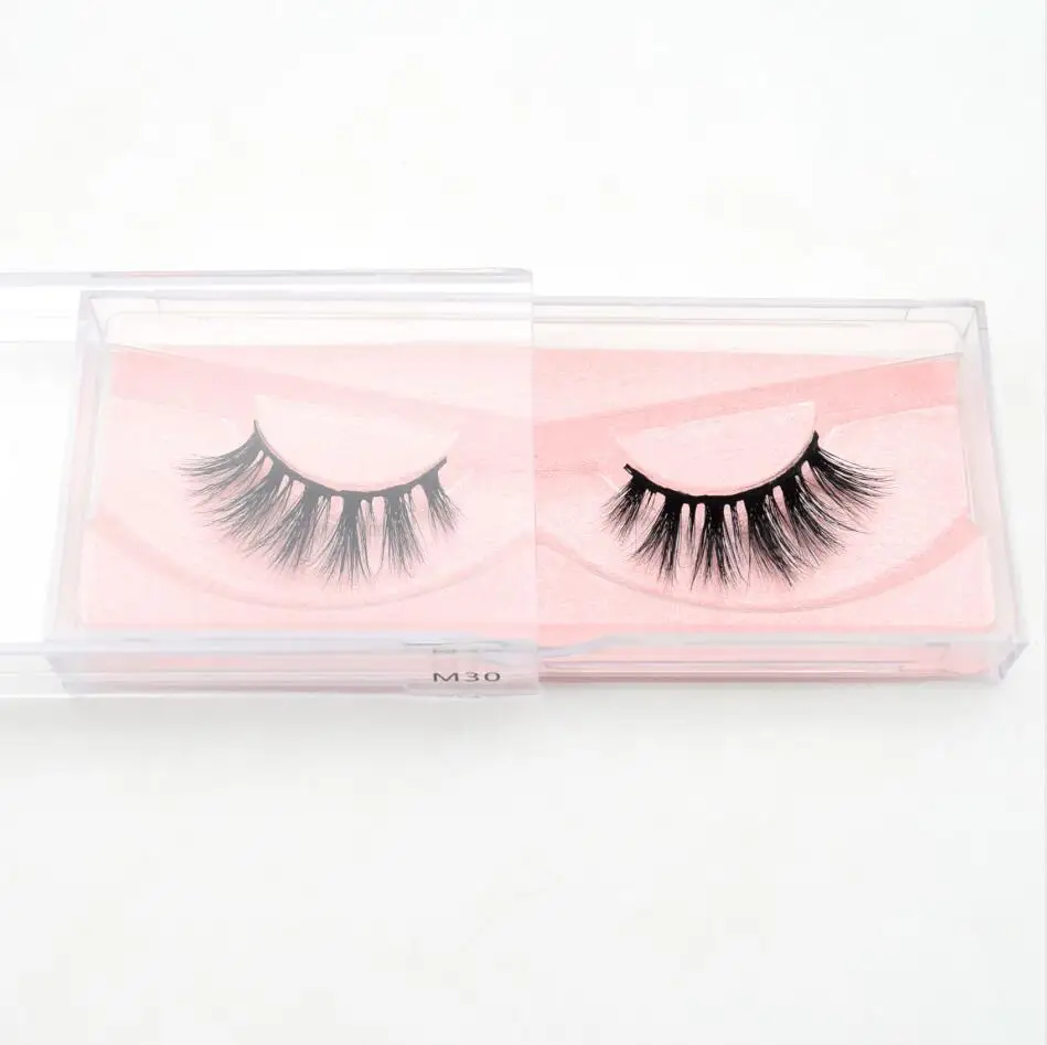 Visofree Eyelashes 3D Mink Lashes Thick lashes Cruelty Black Mink Eyelashes Gorgeous lashes Natural Long False Eyelashes Beauty - Цвет: M30