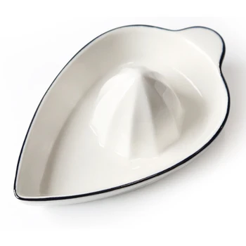 

1pc Ceramic Lemon Squeezer Manual Juicer Citrus Lime Press Juicer