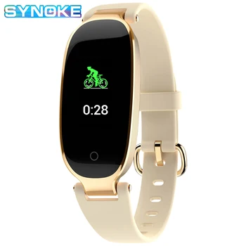 

SYNOKE Women Smart Watch Sports Mode Heart Rate Sleep Montior Remote Camera Bluetooth Men Smart Watch Relogio Masculino