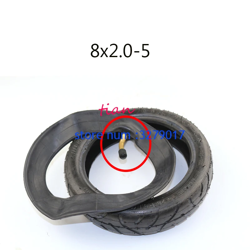 Высокое качество 8X2. 0-5 внутренняя труба и шина для электрического скутера детская тележка 8 дюймов пневматические шины 8x2. 00-5 Шины