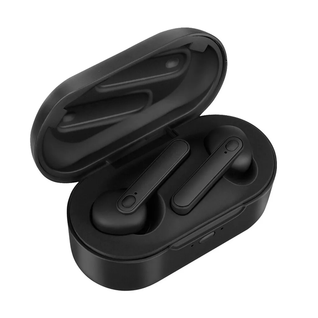 Беспроводные Bluetooth наушники Bluetooth 5,0 стерео водонепроницаемые мини-гарнитуры с 2000mAh банк питания бинауральные HD звонки DT-5 TWS