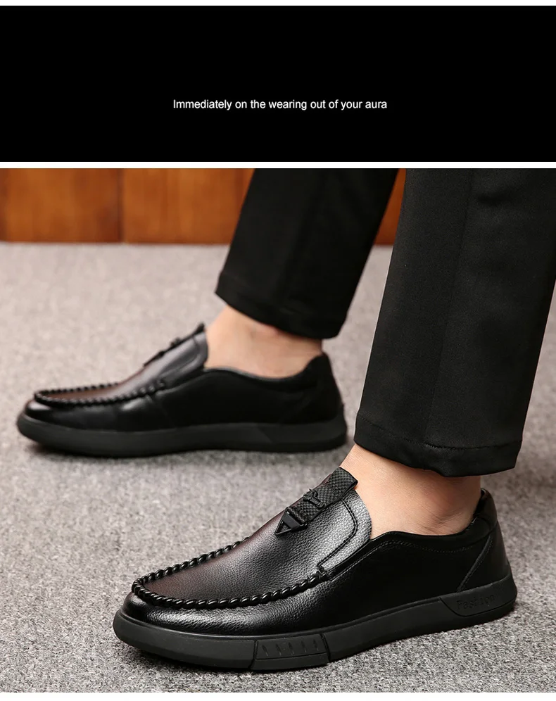 Misalwa/; дышащая удобная повседневная обувь; кожаная офисная обувь для отдыха; высококачественные стильные мягкие мокасины на плоской подошве