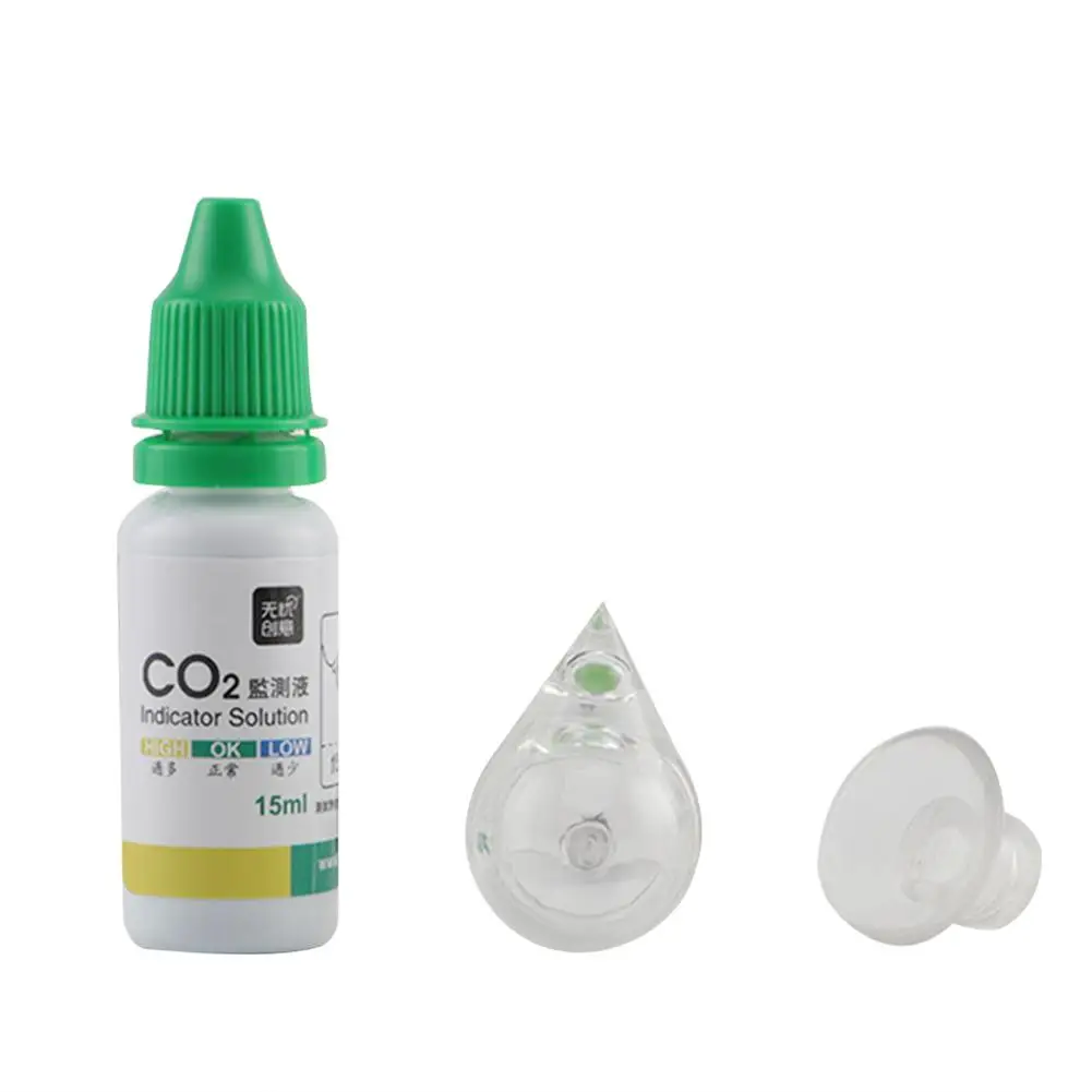 

Aquarium Water Tank CO2 Indicator Tester Detection Solution Fish Tank Liquid Test Plants Long Term Aquarium CO2 Indicator